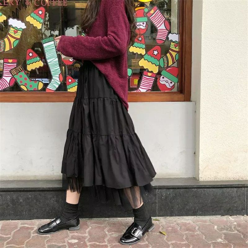 korean midi / maxi Skirt [M002]