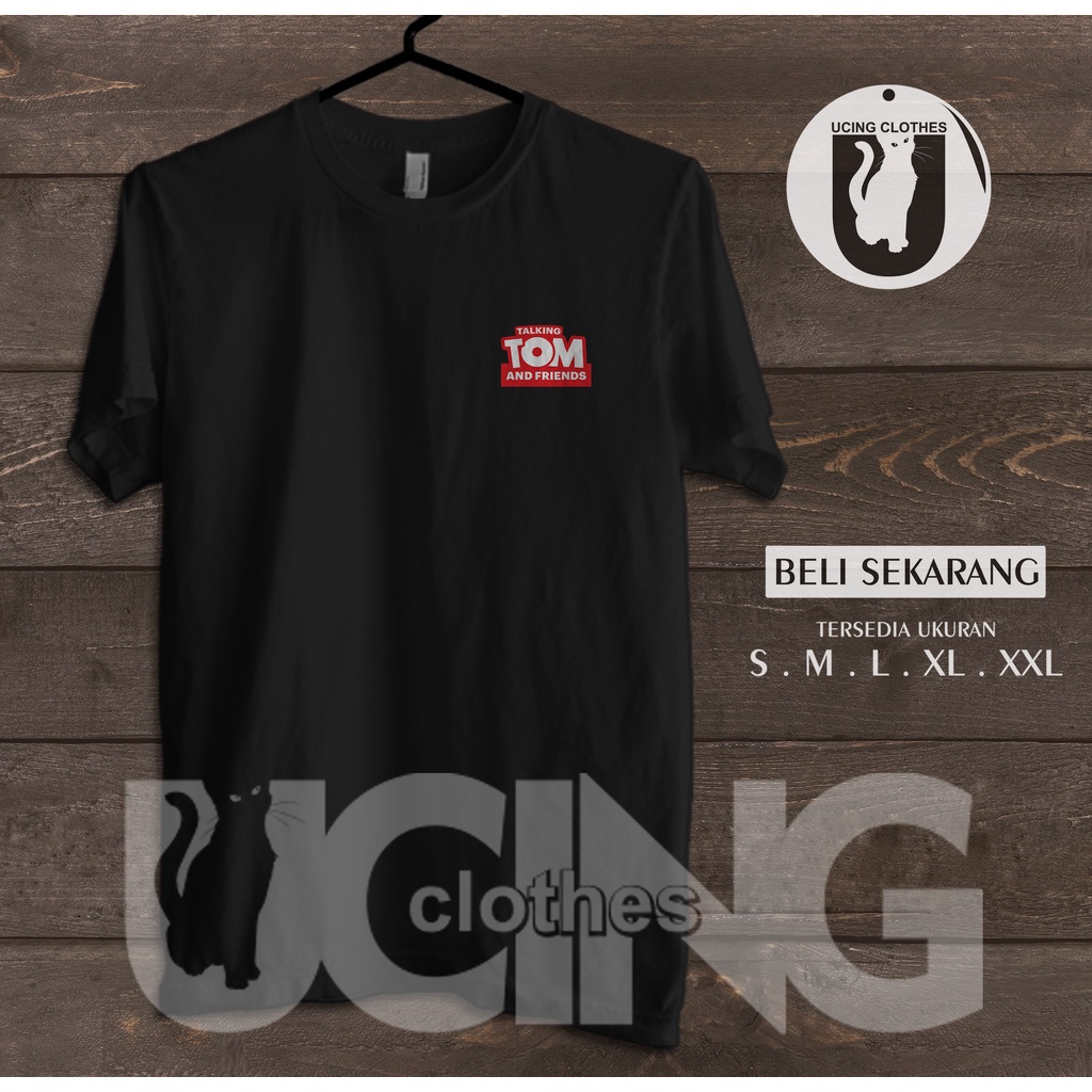 Kaos Baju Talking Tom and Friends Logo Kaos Game