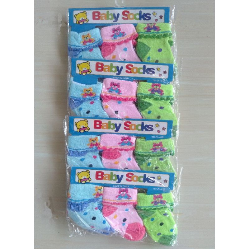 Kaos kaki bayi isi 3 pasang/Kaos kaki bayi [3psg]