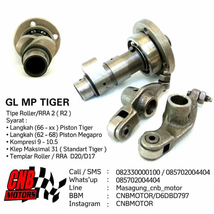 Noken As Cam Boskot Set Roller Templar / RRA Tipe R2