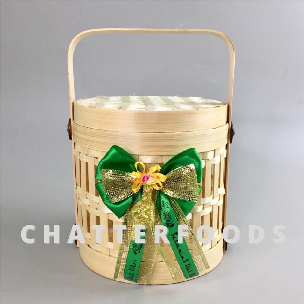 

Hampers Bambu Lebaran / Anyaman rantang 2 Toples