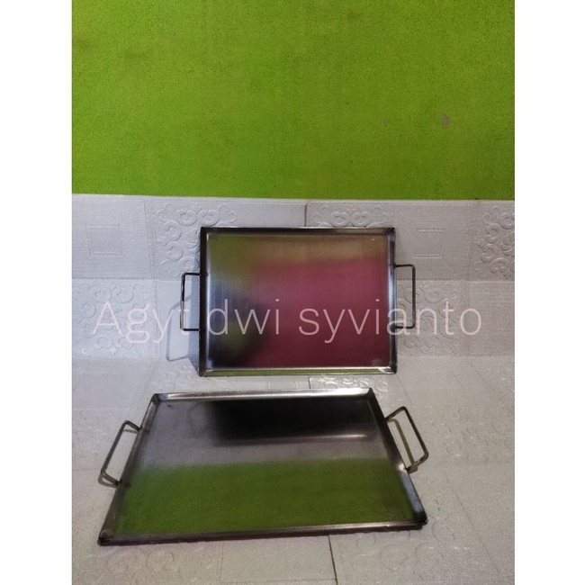 wajan stainless wajan kebab 30x40 cm