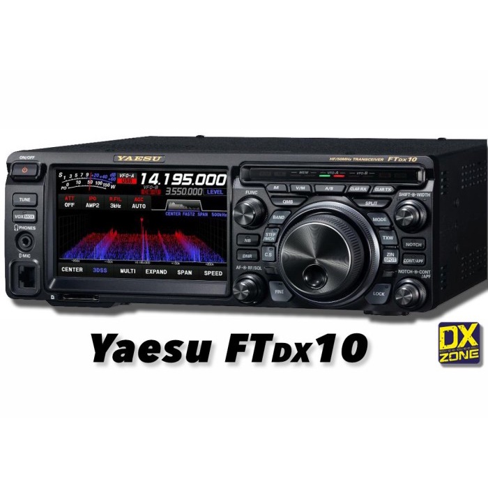 Yaesu FTDX-10 SSB HF 50 MHz 100W SDR Transceivers FTDX10 Compact Radio