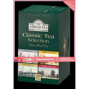 

⭐COD⭐ Ahmad Tea London Classic Black Tea Selection 4 Jenis Teh Import
