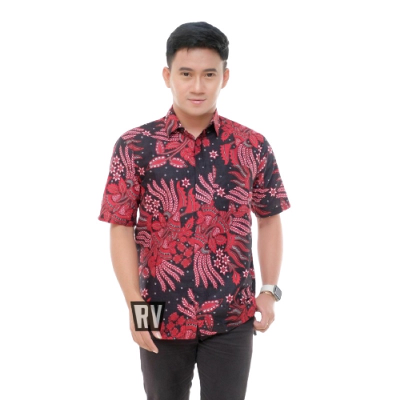 Baju Batik Pria Lengan Pendek Kemeja Pria Big Size M L XL XXL Atasan Pria Lengan Panjang Slimfit Batik Pekalongan Modern Batik Kerja Kemeja Batik Pria Sogan M L XL XXL atasan Pria Gentleman Batik pria pendek Original