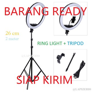 Paket Ring Light 26 cm + Tripod 2 meter | Shopee Indonesia