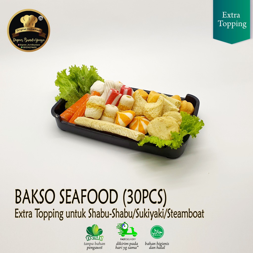 

Bakso Seafood untuk Shabu Shabu 30 pcs (Halal Food)