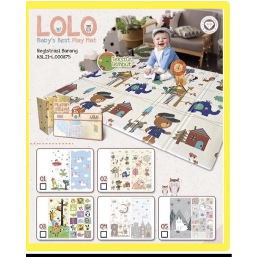 Playmat | Playmat/Matras Lipat/Playmate (Size 150X200 & 180X200) Tebal 1 Cm
