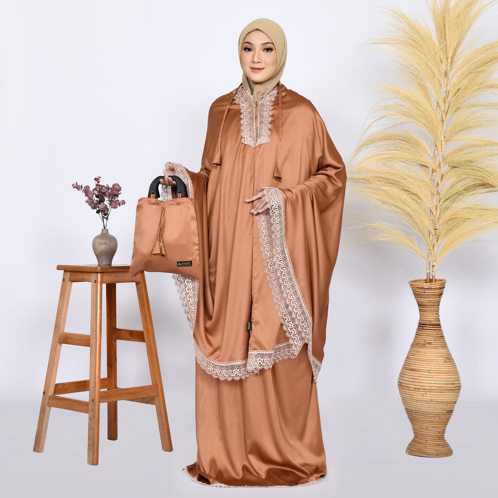 Mukena Dewasa Yasmin Silky Premium 2 in 1