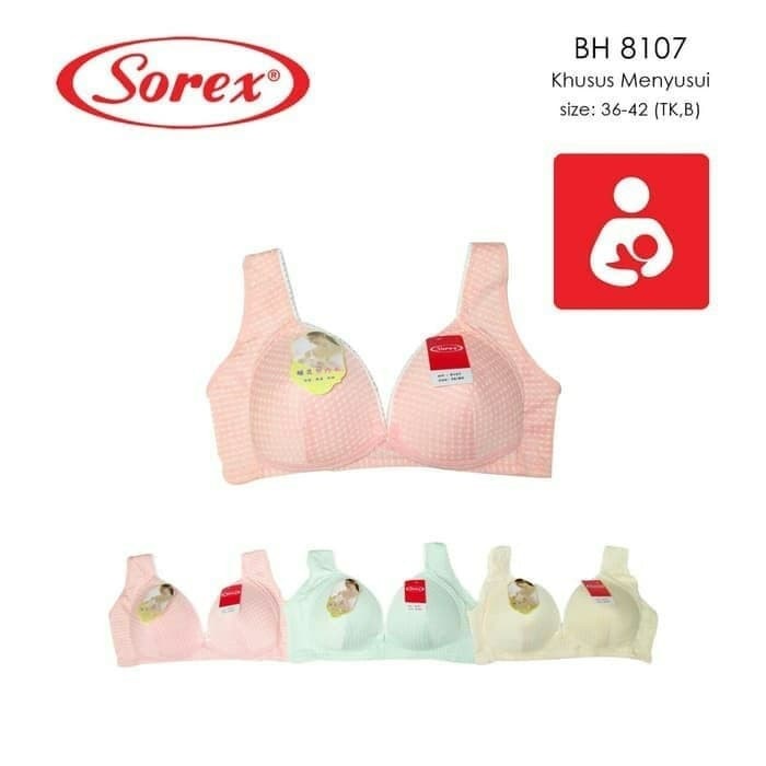 Sorex Bra BH Menyusui 8107 Busa Tanpa Kawat