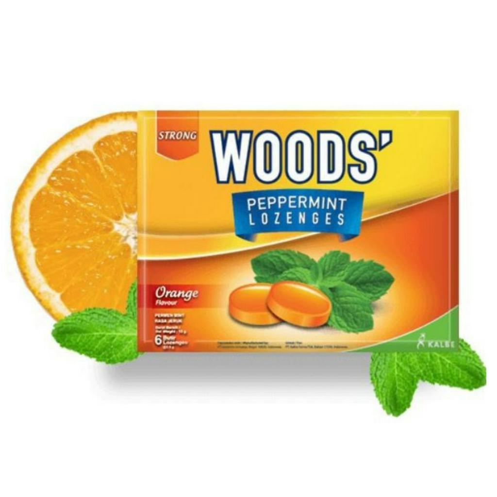 

Woods Lozenges Orange 6S