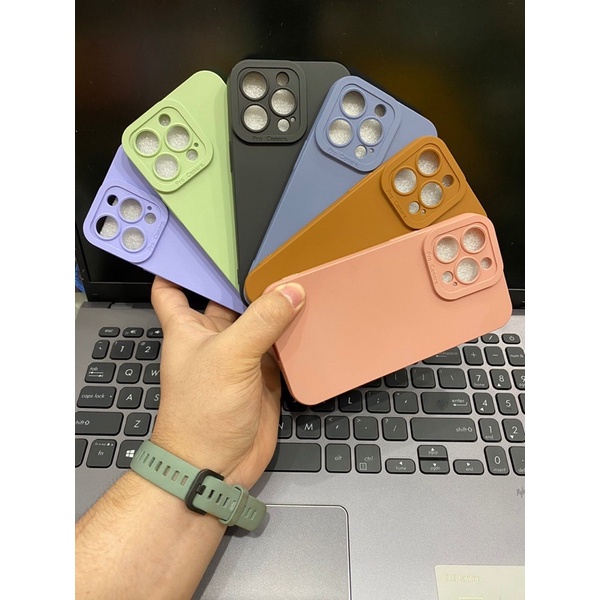 IPHONE 13/IPHONE 13 PRO/IPHONE 13 PRO MAX SOFT CASE CAMERA PROTECTION MACARON COLOUR PRO CAMERA JELL