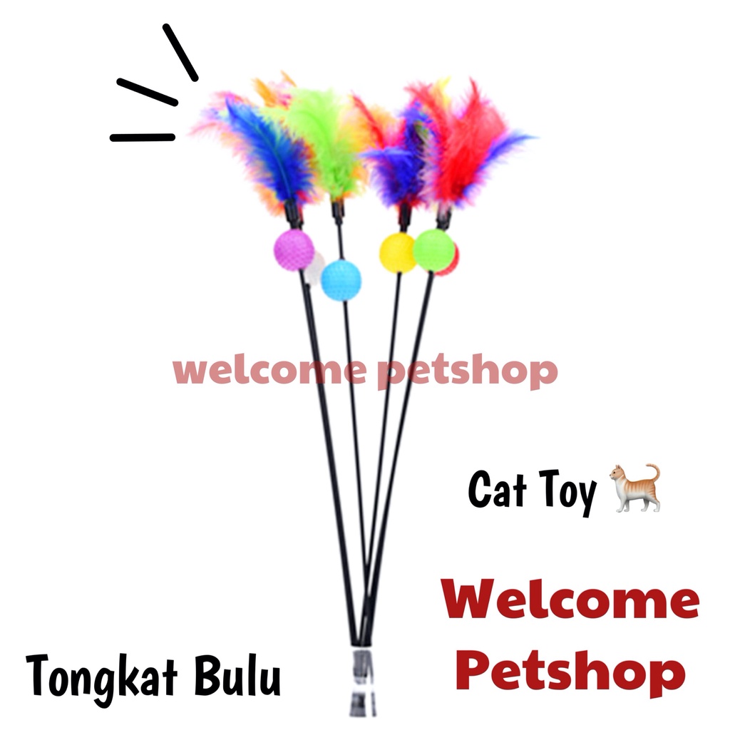 Tongkat Bulu / Mainan Kucing / Cat Toy