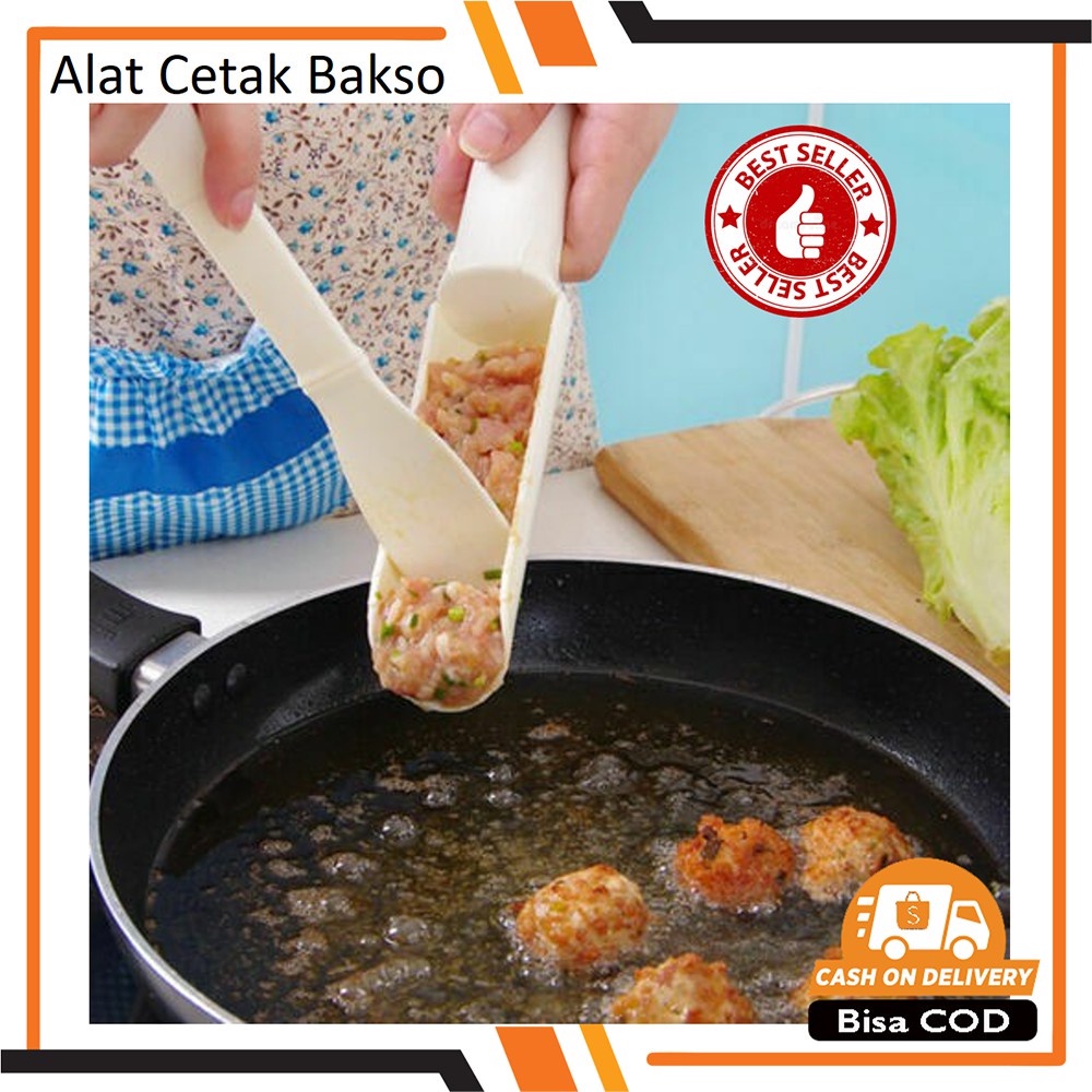 Sendok bakso bulat Cetakan bakso serbaguna Alat pembuat bakso