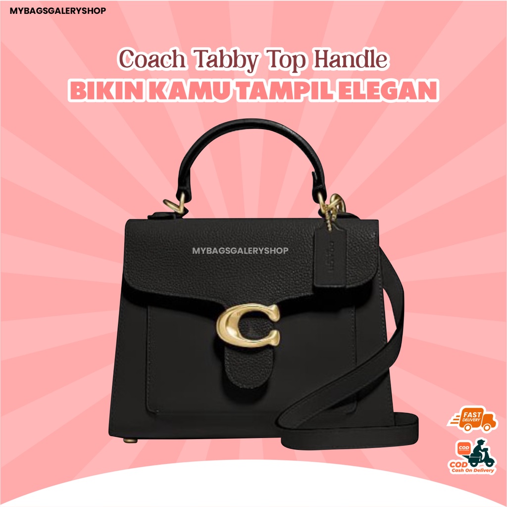 Tas Selempang Pesta Wanita Coach Tabby Top Handle Bag 20 Premium By Mybagsgaleryshop