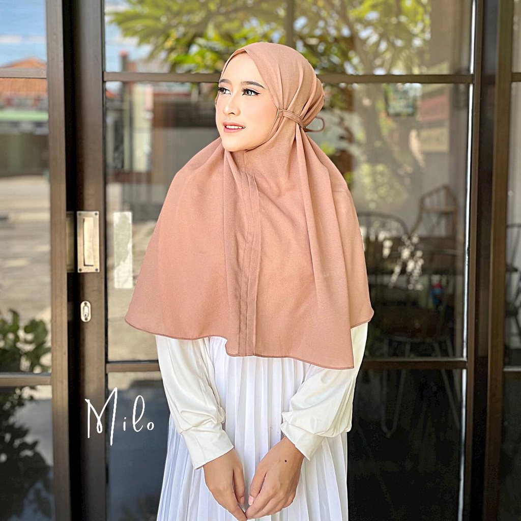 Bergo Maryam Jumbo Bergo Instan Anti Tembem