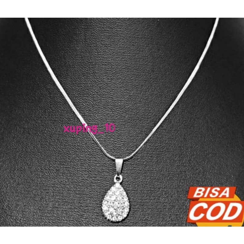 COD - KALUNG LIONTIN TERBARU WANITA/PRIA ANTI KARAT DAN TIDAK LUNTUR