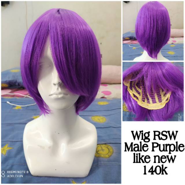 Wig base purple