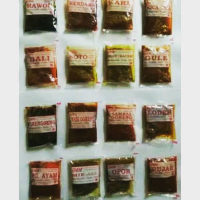 

Bumbu ulegan praktis ekonomis Rp 105000