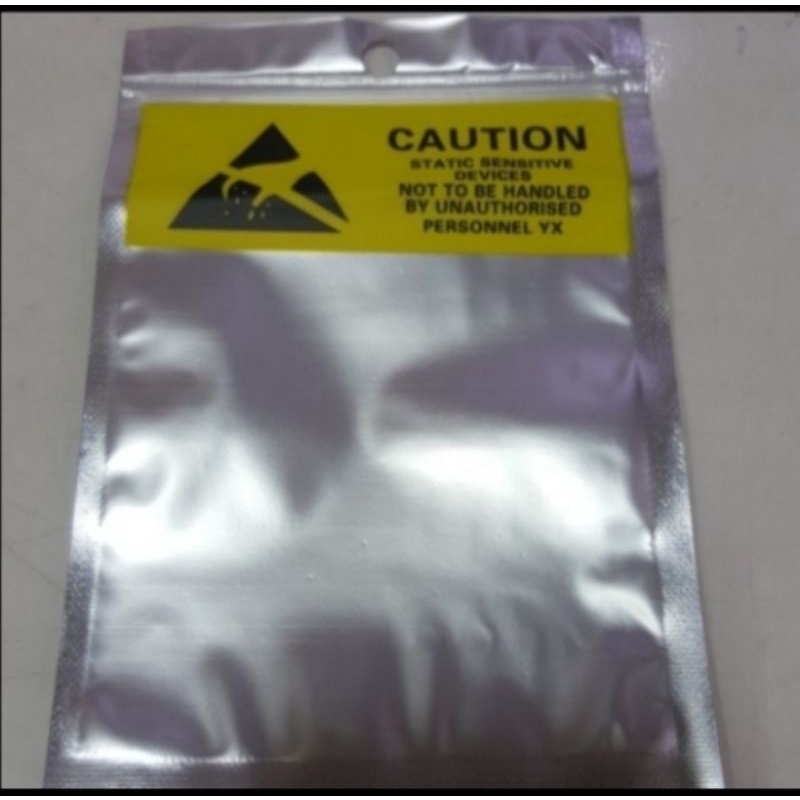 

plastik Klip 10.5 X 15 Ziplock Aluminium Foil Silver 1pack isi 100pcs