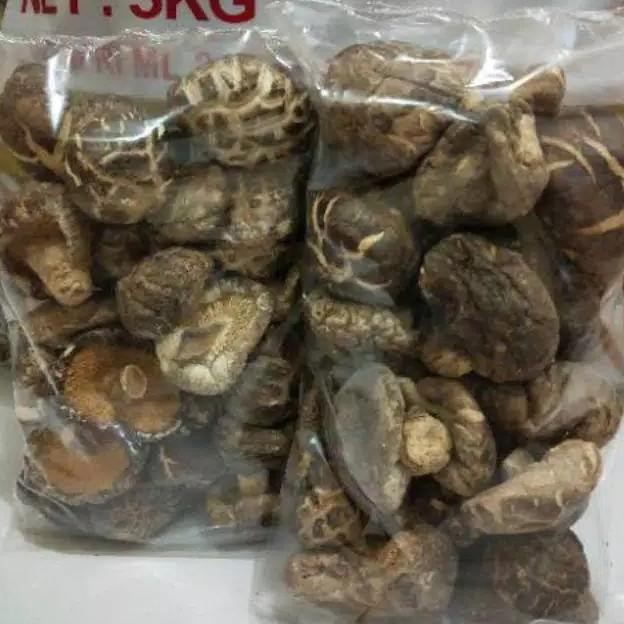 

TERMURAH Jamur kering Shitake 100gr / hioko / hyoko / dried mushroom shitake - Biasa Kode 663