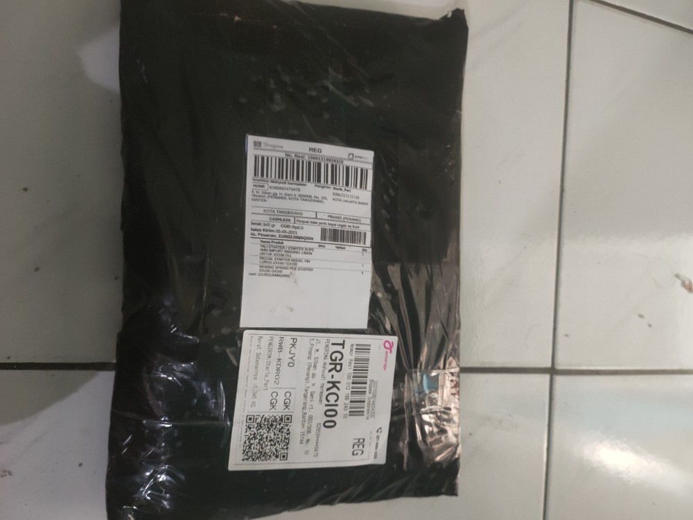 Recoil Starter Model Pin Lurus Gx160 / Gx200