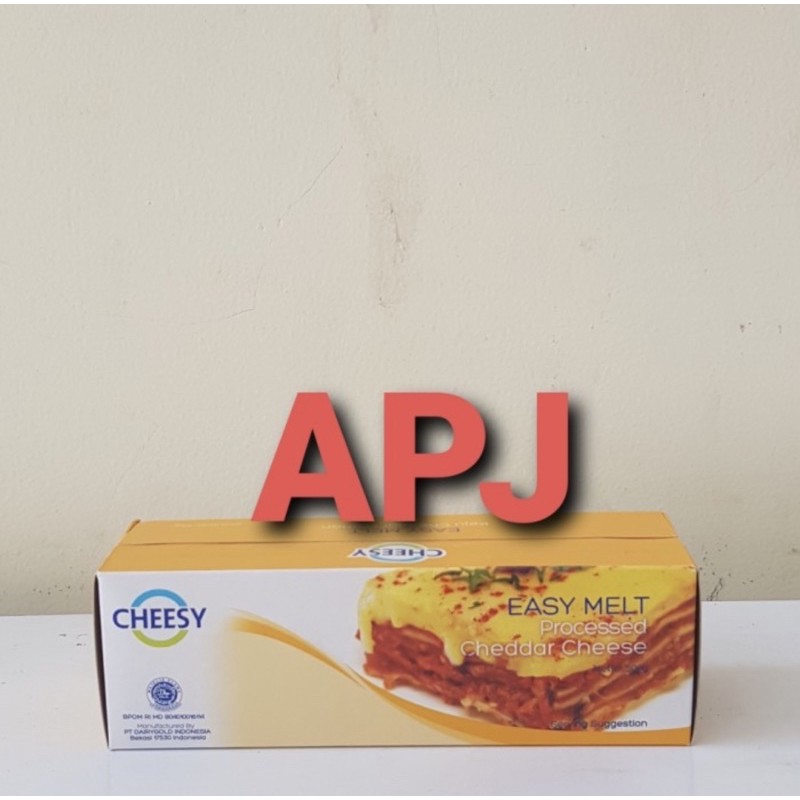 

Keju Cheesy Chesy Chessy Easy Melt Cheddar Cheese 480gr