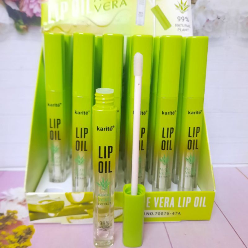 LIP OIL KARITE ALOE VERA EXTRA 99% MOISTURIZING SMOOTH PELEMBAB BIBIR NO. 70076