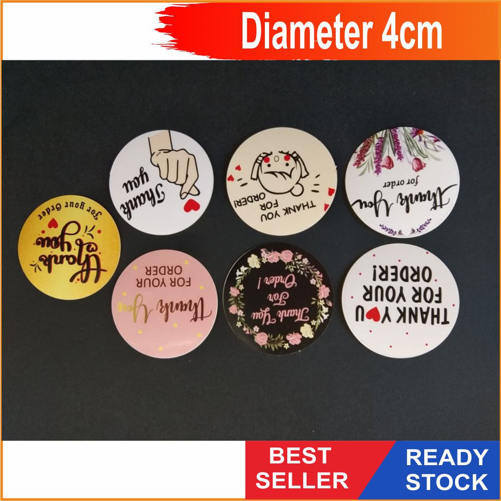

Sticker Label Thanks You, Sticker Thanks order, Sticker Ucapan Terimakasih, Sticker Thanks For Order