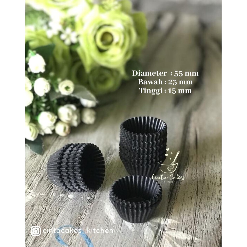 

Paper Case I Cup Case I Kertas Nastar Hitam CHERRY 5,5 cm 1000pcs