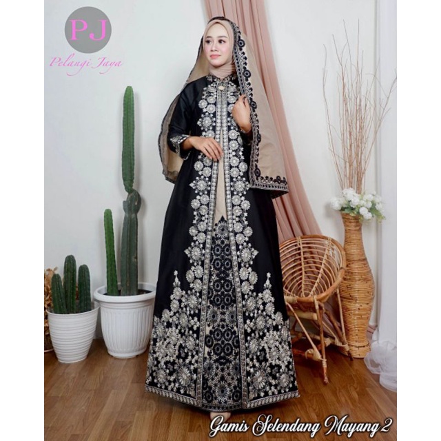 Gamis Selendang Mayang Original Pelangi Jaya Butik