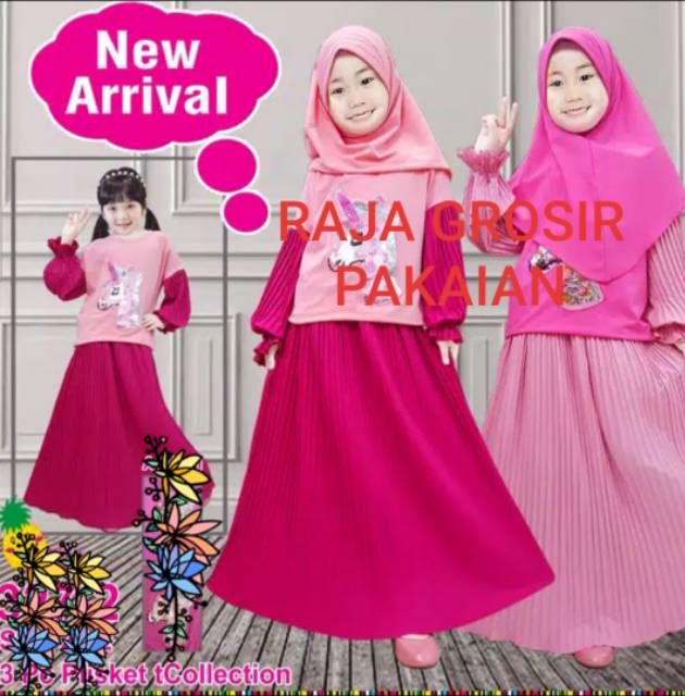 ROK PLISKET ANAK PREMIUM UMUR 2-10 TAHUN