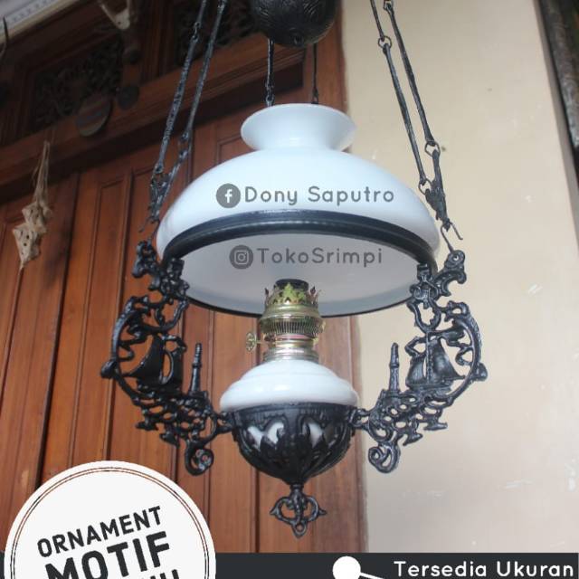 Lampu Hias Gantung Kerek Jawa Joglo Betawi OVJ Diameter 28