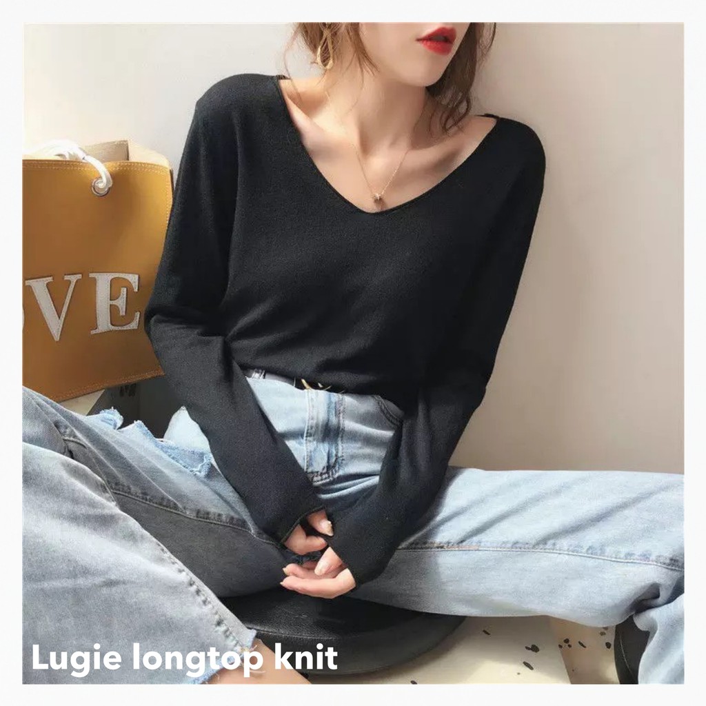 Lugie longtop knit -Thejanclothes