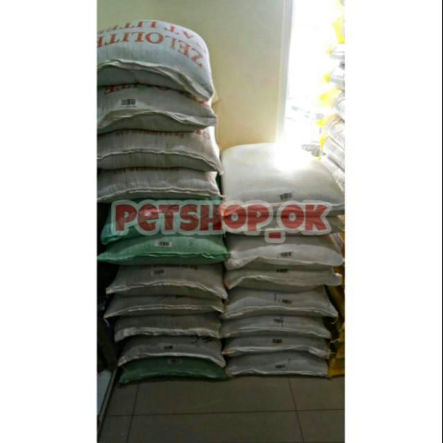 Pasir ziolite 20kg / pasir kucing / uk no 1 , 2 , 3