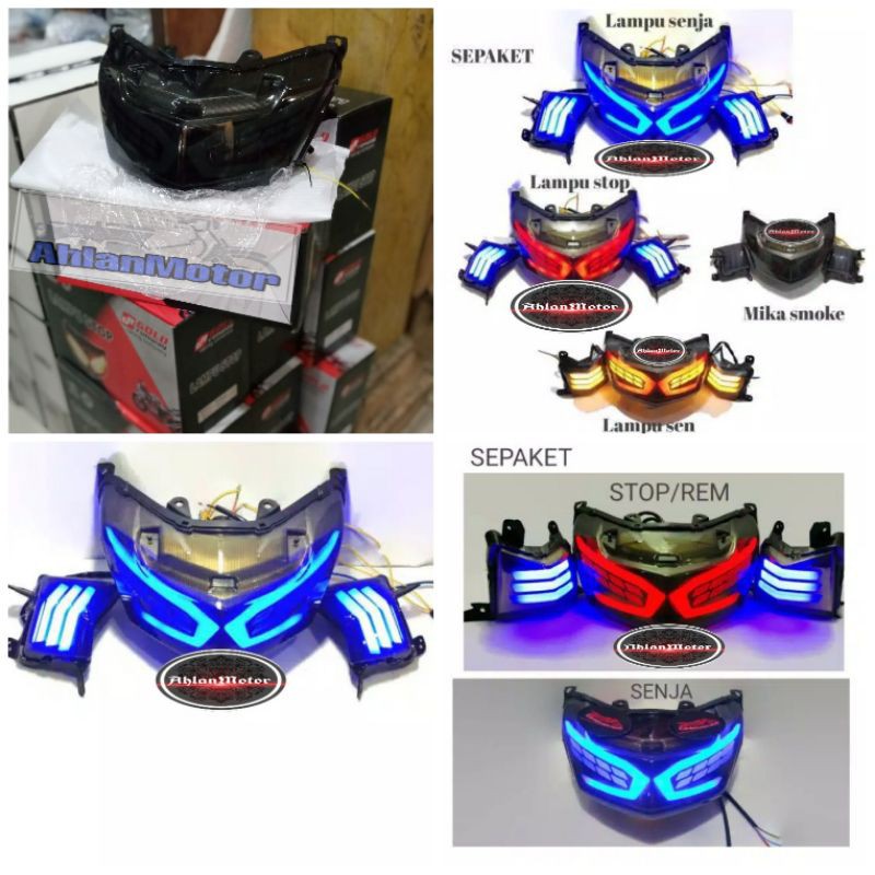 Stoplamp+Sen N-max Satu SET Murah /Lampu Stop N-max+Sen /Lampu Belakang N-max LED /Lampu SEN Murah