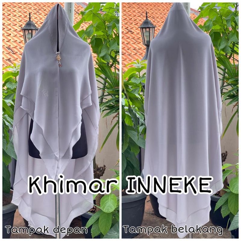 KHIMAR CERUTI INNEKE,KHIMAR DUA LAYER CERUTI ARMANI BEBIDOLL