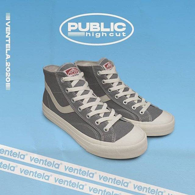 Sepatu ventela public high grey