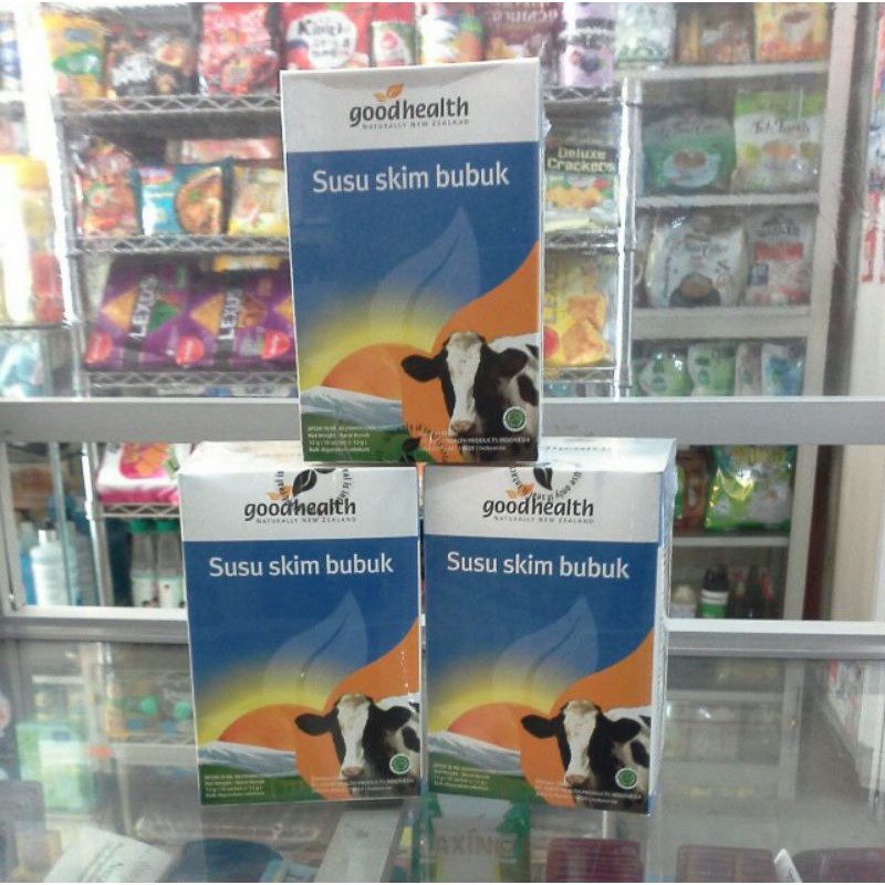 

Goodhealth Susu skim bubuk isi 1 box 10 sachet