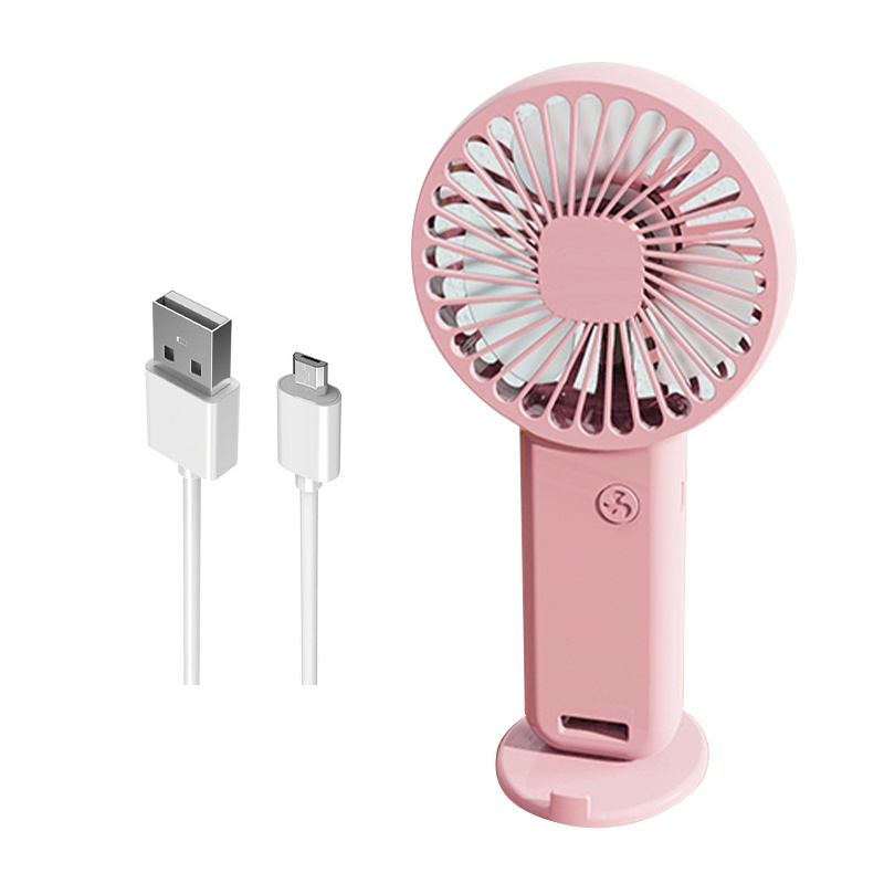 【COD】Jovitech Kipas Angin Mini Portable Rechargeable Fan 3-Speed Kipas Angin Genggam Bisa Phone Stand - F10