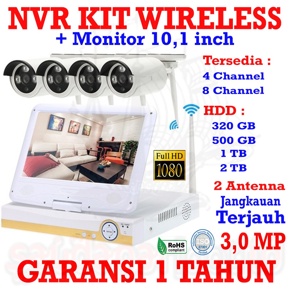 PAKET CCTV / WIRELESS CCTV / IP KAMERA TERMURAH