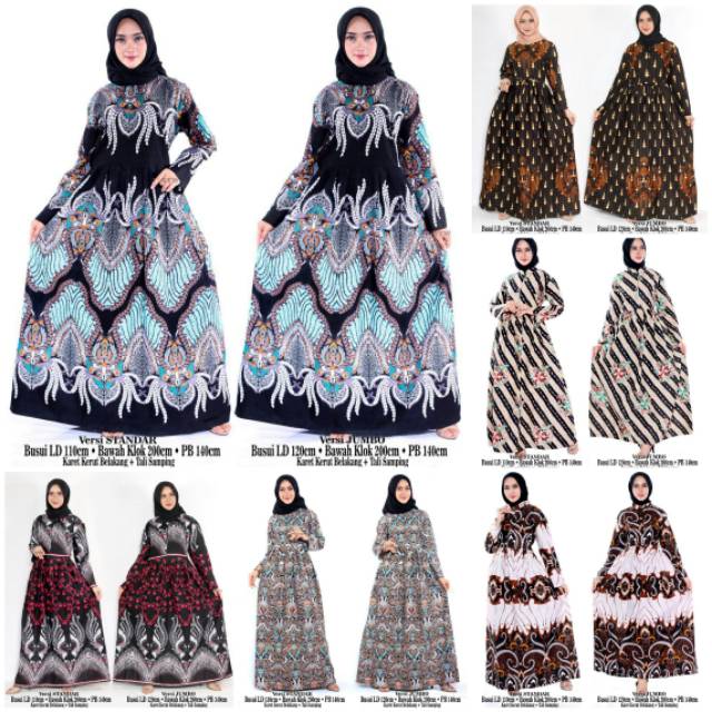 Gamis ibu & anak , Gamis batik jumbo ,gamis madu , prada , kebaya