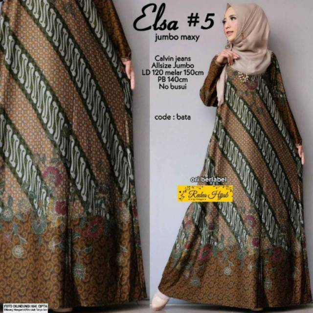 DRESS PANJANG // ELSA // MAT CALVIN JEANS