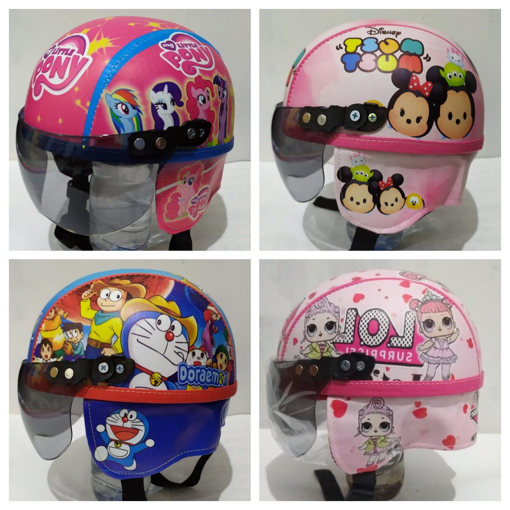 HELM RETRO ANAK / HELM ANAK SINCHAN