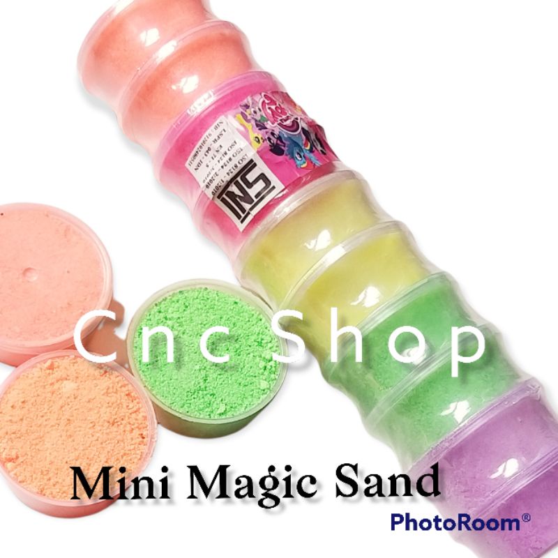 Mainan Pasir Ajaib Warna Magic Sand Mini Cup Murah