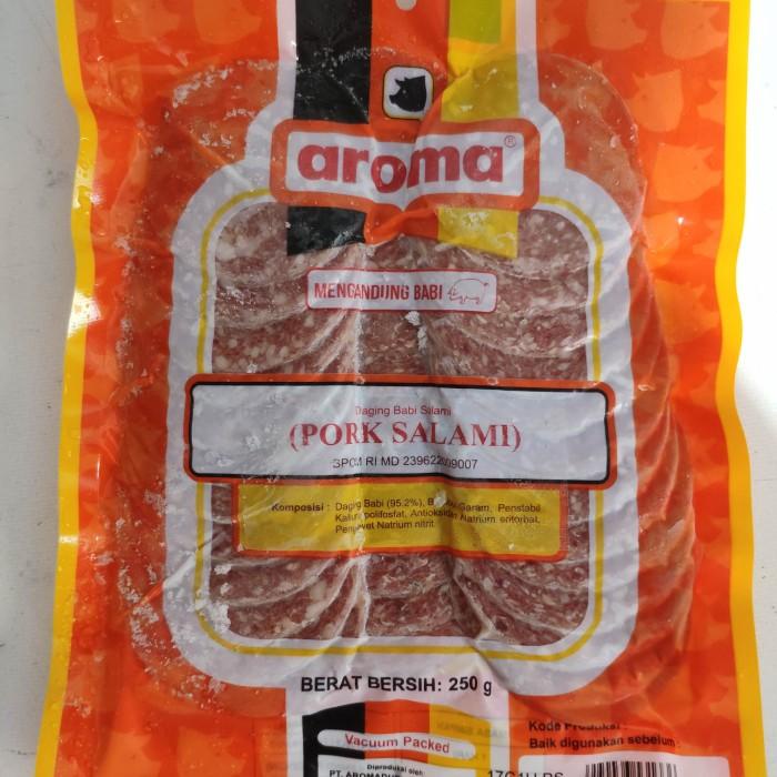 

Makanan Beku | Pork Salami 250Gr Aroma
