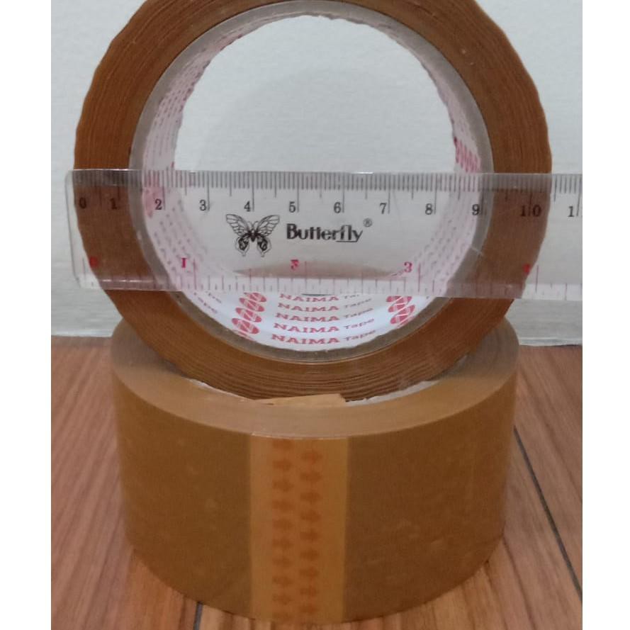 

REAL PICT! PROMO LAKBAN BENING COKLAT (2 inch) 45mm x 100 YARD NAIMA KUALITAS DAIMARU