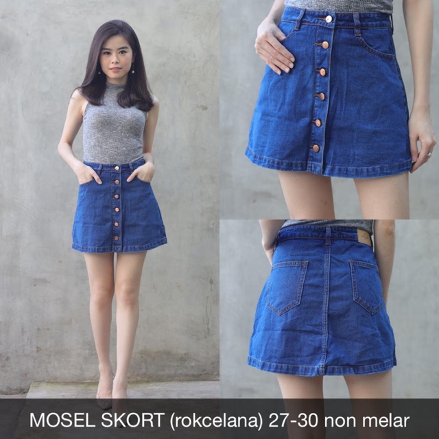 SKORT JEANS WANITA MOSEL SKORT