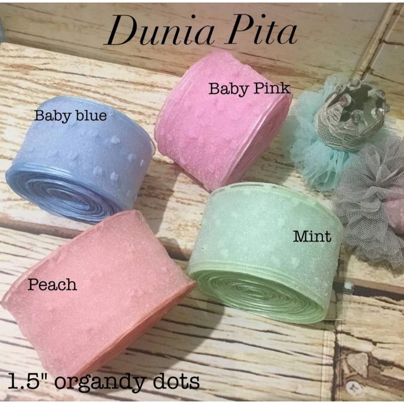 

pita organdy dots 1.5