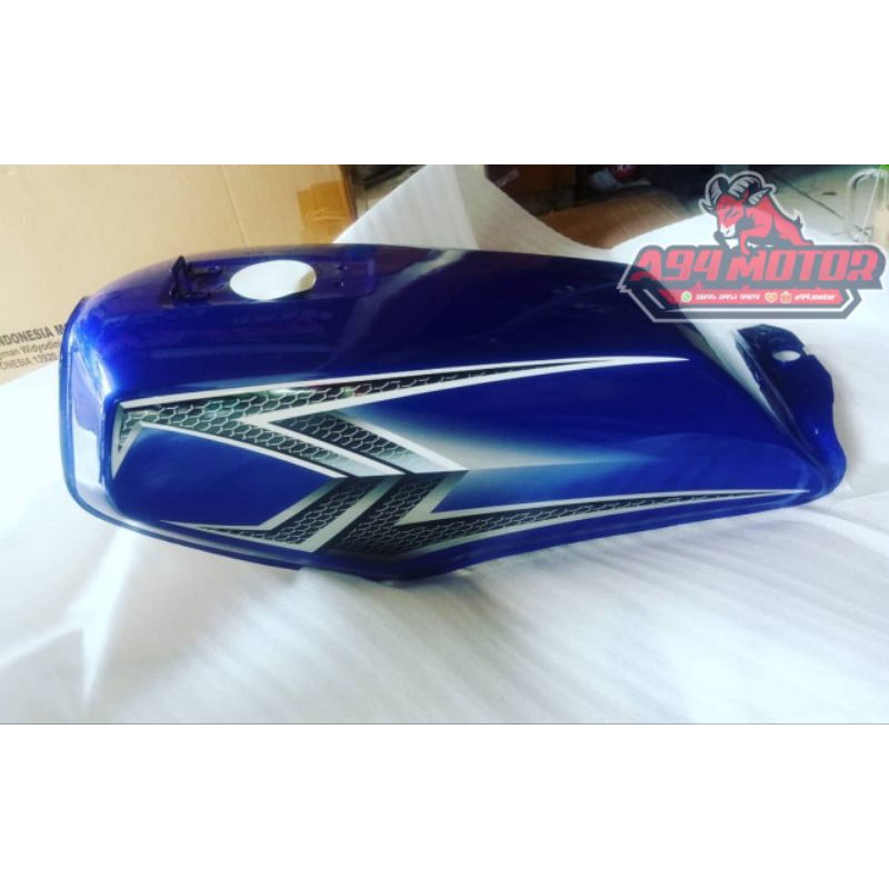 COVER TANGKI YAMAHA RXKING RX KING KING135 BIRU 2004